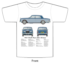 Rolls Royce Silver Shadow 1965-77 T-shirt Front